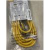 Image 3 : AS NEW 25FT YELLOW 3 WIRE INDOOR OUTDOOR LIGHTED EXTENSION CORD, 14AWG