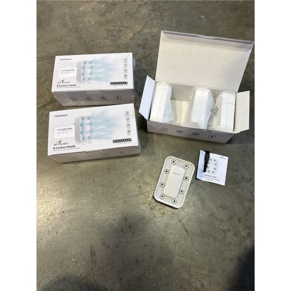 12 NEW PLUG IN IR PURIFIERS, 3 PACKS OF 4, WHITE, EACH PACK COVERS 450SQFT