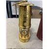 Image 2 : AUTHENTIC BRASS MINERS OIL LAMP