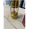 Image 3 : AUTHENTIC BRASS MINERS OIL LAMP