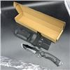 Image 1 : NEW MULTI-FUNCTIONAL STAINLESS STEEL OUTDOOR KNIFE WITH SHEATH