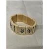 Image 2 : VINTAGE HAND CRAFTED BONE LINKS BRACELET CHINESE DESIGN