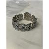 Image 2 : VINTAGE EUROPEAN SILVER CRAFTED STRETCH BRACELET