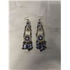 Image 1 : PAIR OF VINTAGE RHINESTONES CHANDELIER EARRINGS
