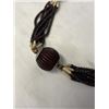 Image 2 : MULTI STRAND RARE WOOD AND BONE BEADS NECKLACE