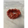 Image 1 : HEAVY NATURAL PINK CORAL STRETCH BRACELET