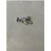 Image 2 : PAIR OF STERLING SILVER W/ GENUINE PEARL SCREW ON EARRINGS MARKED STERLING EMBY