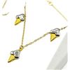 Image 2 : STERLING SILVER ICE CREAM EARRINGS AND NECKLACE, W/A $165.00.
