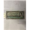 Image 1 : 1954 CANADIAN $1 BILL WITH RARE SERIAL NUMBER  1118110