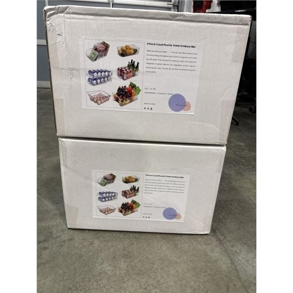 2 NEW 9C FOOD STORAGE BINS