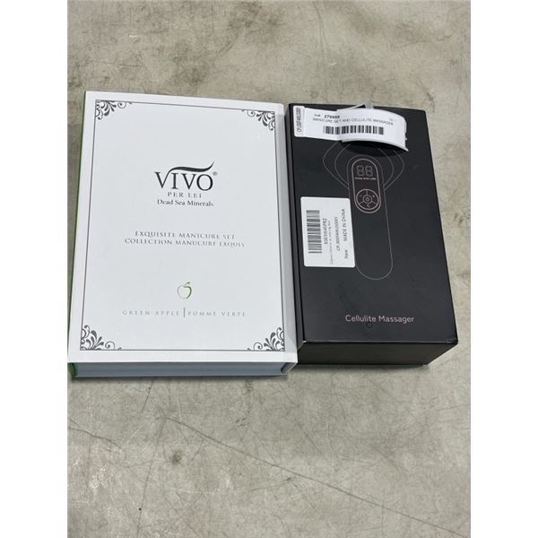 MANICURE SET AND CELLULITE MASSAGER