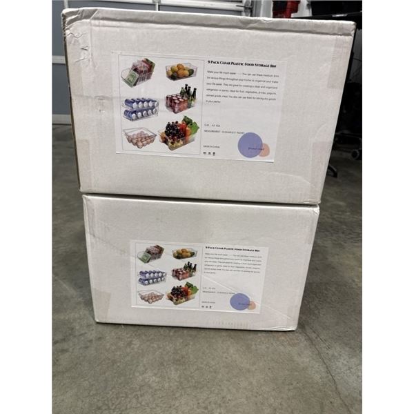 2 NEW 9C FOOD STORAGE BINS