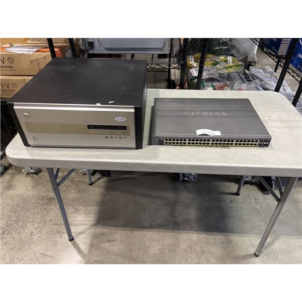 CAPTURE SECURITY COMPUTER, AND NETGEAR ETHERNET SWITCH