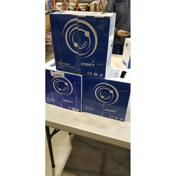 APPROX 750FT OF CAT 6 CABLE