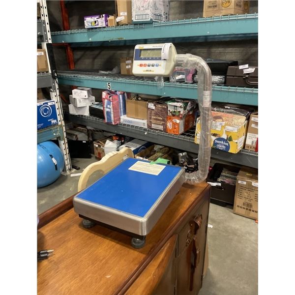 DESNA CONTROLS KILO TECH DIGITAL SCALE, 120LB CAPACITY WORKING WITH POWER ADAPTER