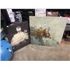Image 1 : 2 LARGE CANVAS ARTWORKS
