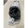 Image 3 : AS NEW 50FT BLACK 3 WIRE INDOOR OUTDOOR LIGHTED EXTENSION CORD, 16AWG