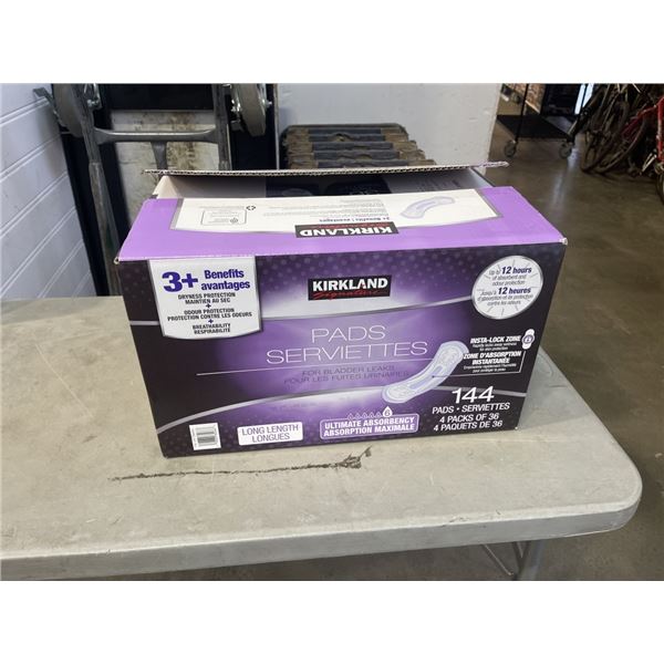 CASE OF KIRKLAND PADS