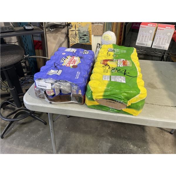 CASE OF FUIZE AND CASE OF CANADA DRY