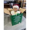 Image 4 : TOTE OF CHRISTMAS DECOR AND MRS, CLAUSE FIGURE