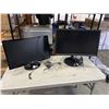 Image 1 : TWO LCD / LED MONITORS, BOTH WORKING 23 INCH, ACER AND LENOVO