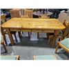Image 5 : SOLID PINE DINING FARM HOUSE TABLE WITH TORAGE DRAWERS AND 8 CHAIRS