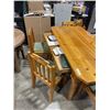 Image 7 : SOLID PINE DINING FARM HOUSE TABLE WITH TORAGE DRAWERS AND 8 CHAIRS
