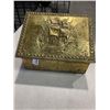 Image 1 : ANTIQUE BRASS SLIPPER BOX