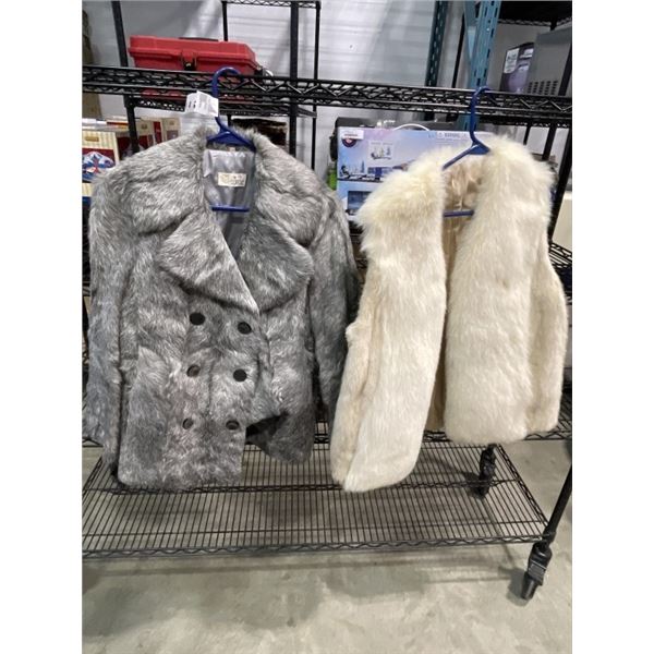FUR COAT AND FUR VEST