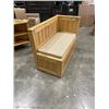 Image 2 : PINE STORAGE ENTRANCE BENCH