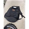 Image 2 : HARLEY DAVIDSON BACK PACK AND 2 TIN SIGNS