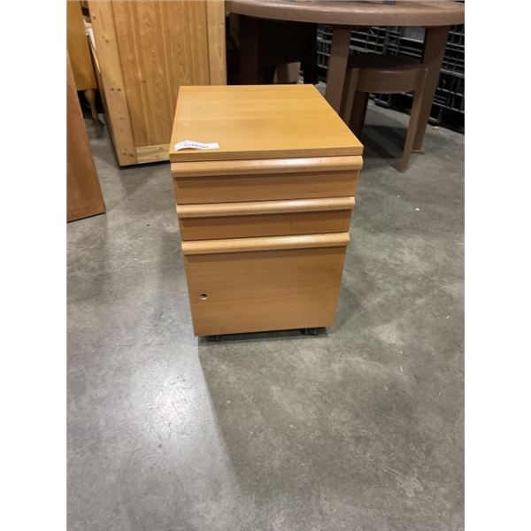 3 DRAWER ROLLING SIDE CABINET