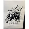 Image 2 : INDIAN MOTORCYCLE BLACK AND WHITE PICTURE