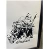 Image 3 : INDIAN MOTORCYCLE BLACK AND WHITE PICTURE