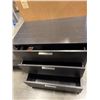 Image 2 : BLACK 3 DRAWER DRESSER AND NIGHTSTAND