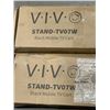 Image 2 : 2 VIVO BLACK MOBILE TV CARTS