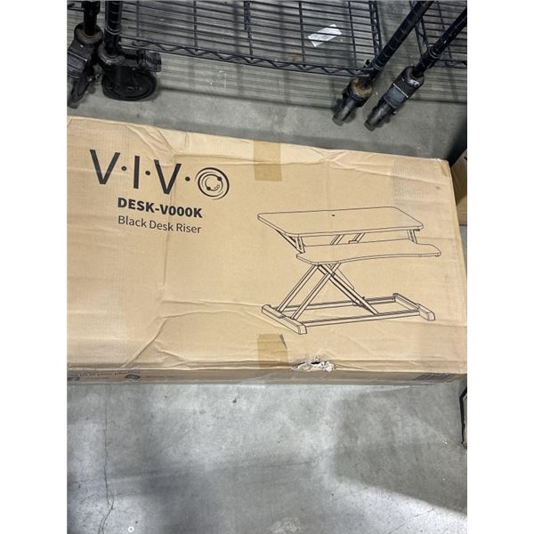 VIVO BLACK DESK RISER