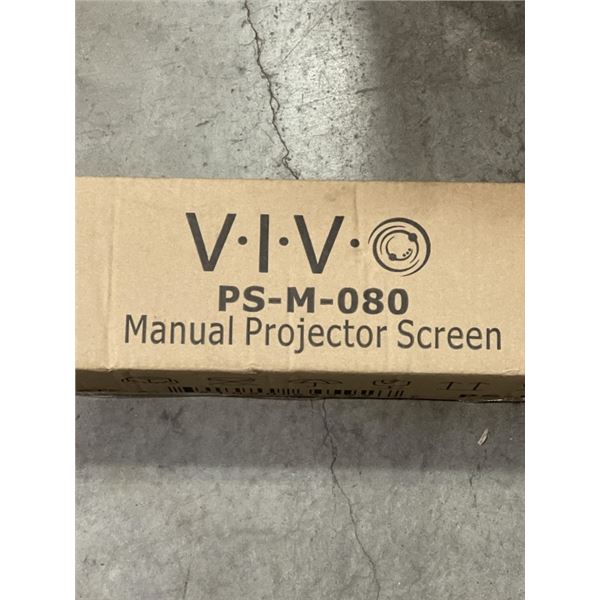 VIVO 80 INCH MANUAL PROJECTION SCREEN
