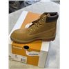 Image 3 : NEW TIMBERLAND PREMIUM 6 IN WATERPROOF BOOT WHEAT NUBUCK, SIZE 3.5 JUNIOR