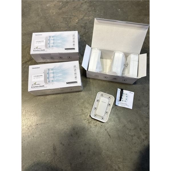 12 NEW PLUG IN IR PURIFIERS, 3 PACKS OF 4, WHITE, EACH PACK COVERS 450SQFT