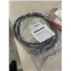 Image 2 : 2 AS NEW 10 AWG EXTENSION CORDS, HEAVY DUTY INDOOR OUTDOOR LIGHTED, ORANGE 3FT AND BLACK 6FT