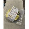 Image 1 : AS NEW 200FT YELLOW 3 WIRE INDOOR OUTDOOR LIGHTED EXTENSION CORD, 14AWG