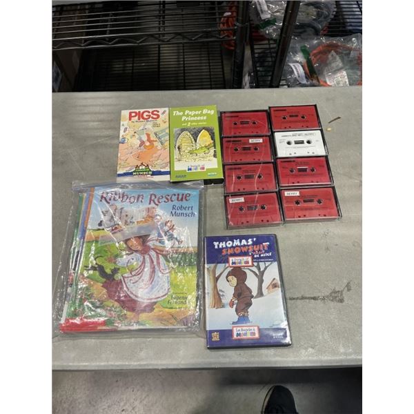 ROBERT MUNSCH READ ALONG BOOKS AND CASSETTE TAPES
