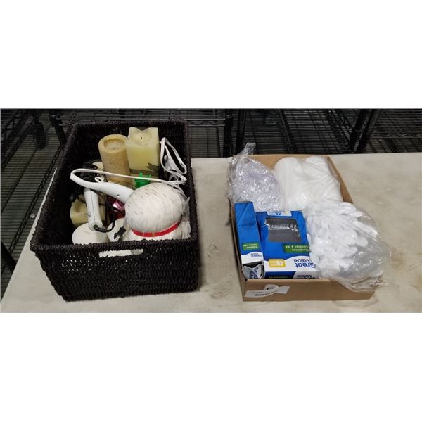 ASSORTED HOUSEHOLD AND VINTAGE ITEMS