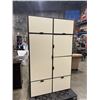 Image 1 : IKEA WHITE AND BLACK STORAGE CABINET 80 INCH TALL 48 INCH WIDE