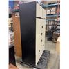 Image 2 : IKEA WHITE AND BLACK STORAGE CABINET 80 INCH TALL 48 INCH WIDE
