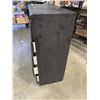 Image 4 : BLACK 5 DRAWER HIGHBOY DRESSER