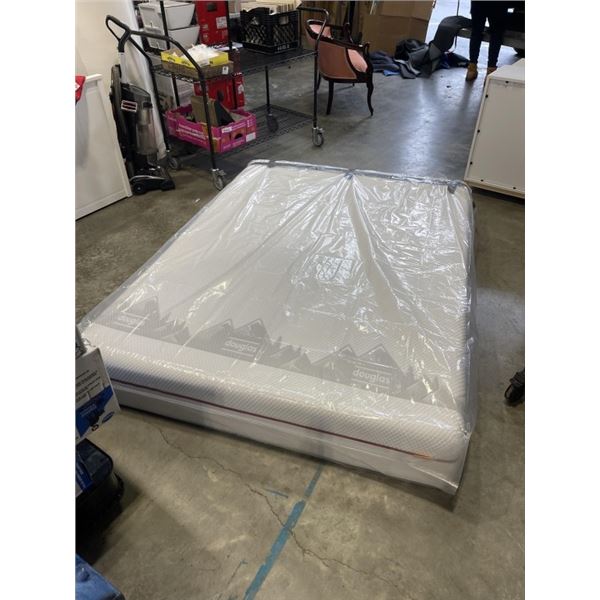 AS NEW QUEEN SIZE DOUGLAS ALPINE MATTRESS