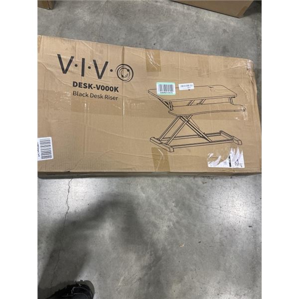 VIVO BLACK DESK RISER