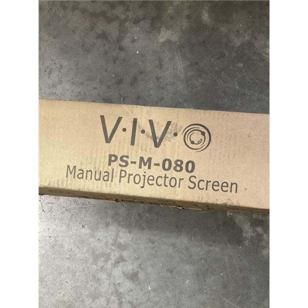 VIVO 80 INCH MANUAL PROJECTION SCREEN